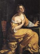 Artemisia gentileschi Mary Magdalen oil painting on canvas